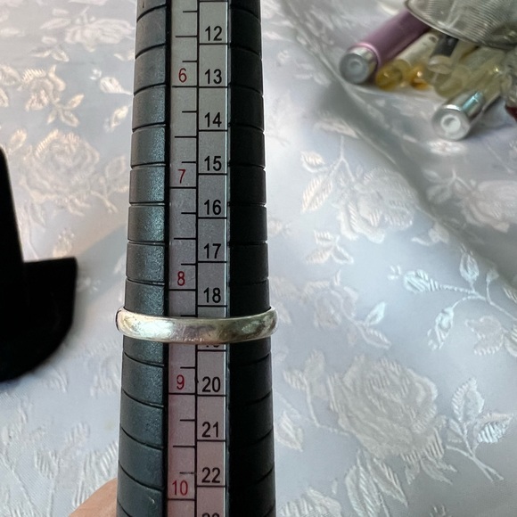 STERLING SILVER TURQUOISE RING 8.5 - Picture 8 of 9